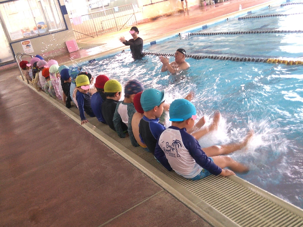 プールに行きました🏊（４歳）