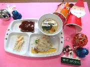 今日の給食・おやつ🎄